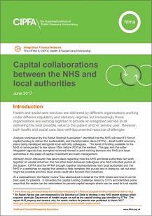 Capital collaborations between the NHS and local authorities - website no DH logo